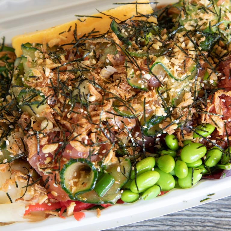 Convenient Delivery for Fresh Poke and Asian Fusion